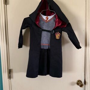 Kids Wizard Costume with Black Robe